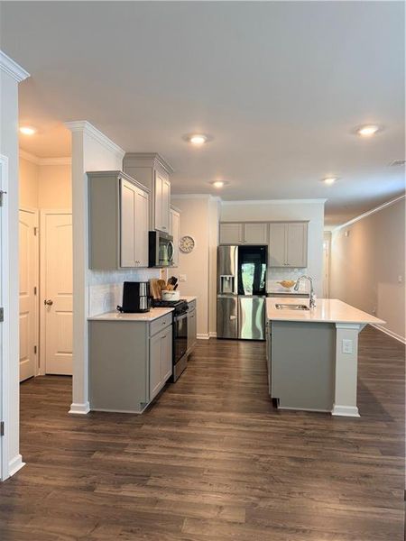 Furnished interior view inside a new home in , Acworth (Image 12).