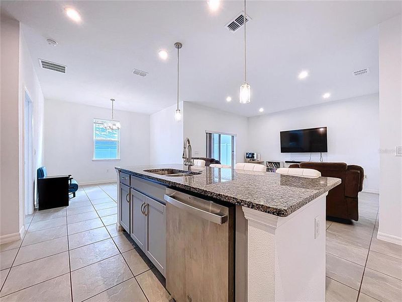Furnished interior view inside a new home in Covered Bridge at Liberty Bluff, Haines City (Image 36).