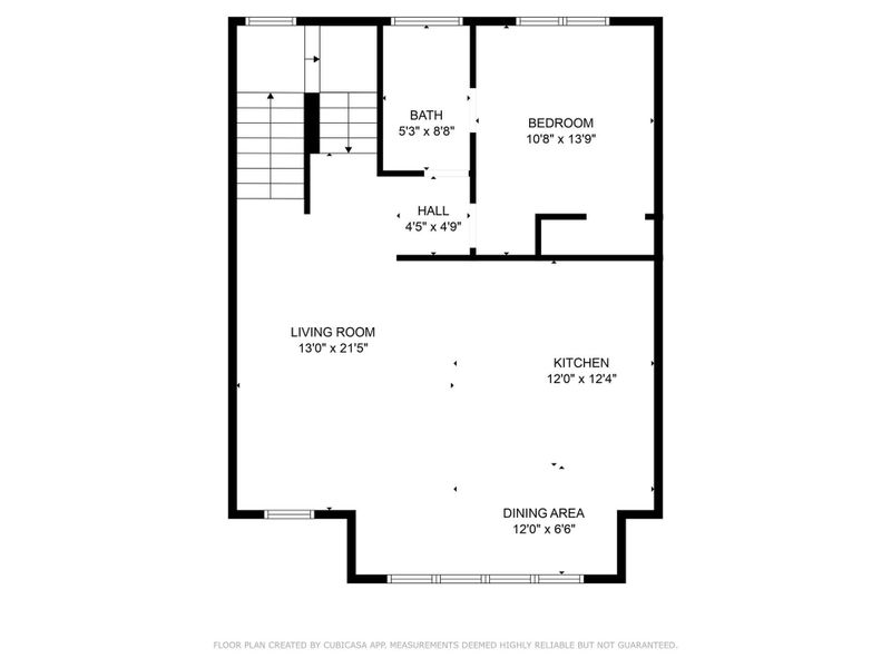 Second floor plan. Second floor plan.