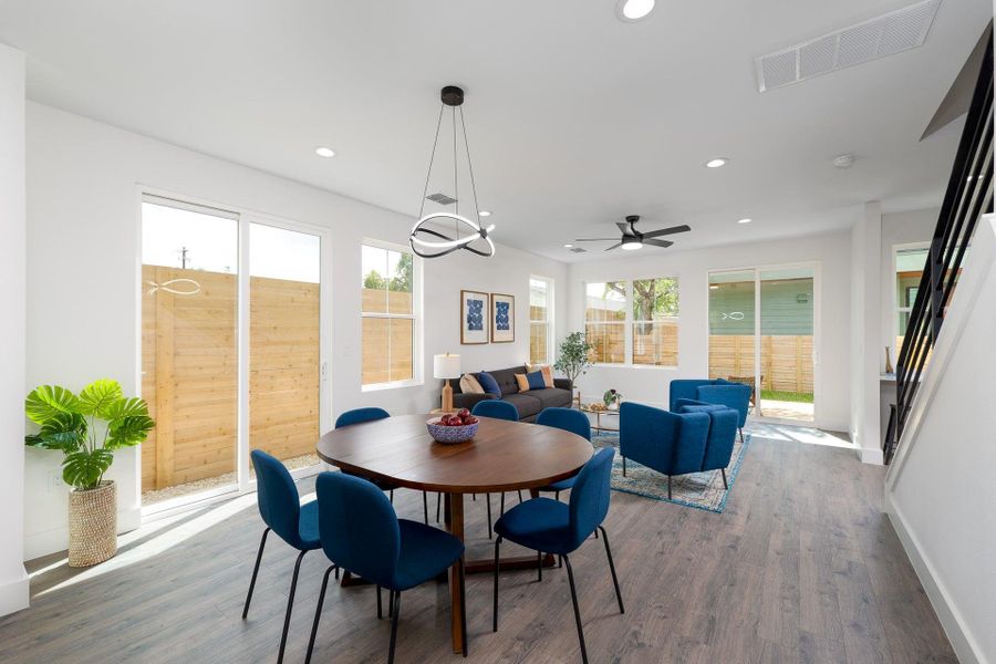 Furnished interior view inside a new home in , Austin (Image 7).