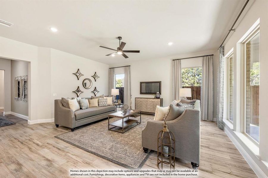 Furnished interior view inside a new home in Wildflower Ranch, Fort Worth (Image 14).