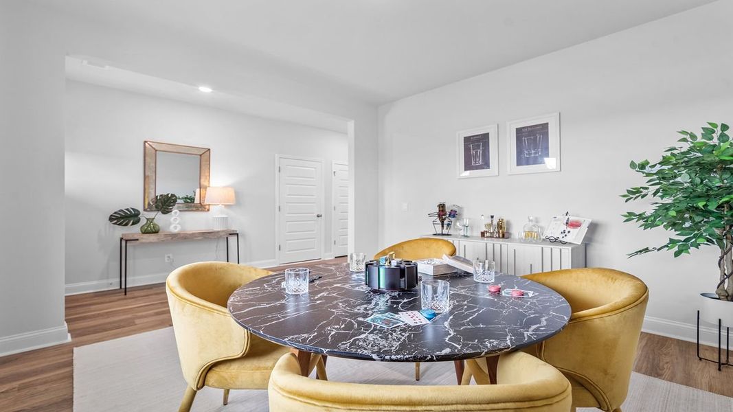 Furnished interior view inside a new home in The Retreat at East Argent, Ridgeland (Image 7).