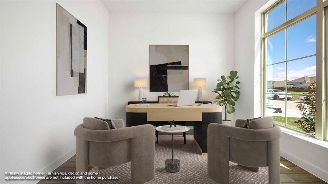 Furnished interior view inside a new home in Cambridge Crossing, Celina (Image 9).