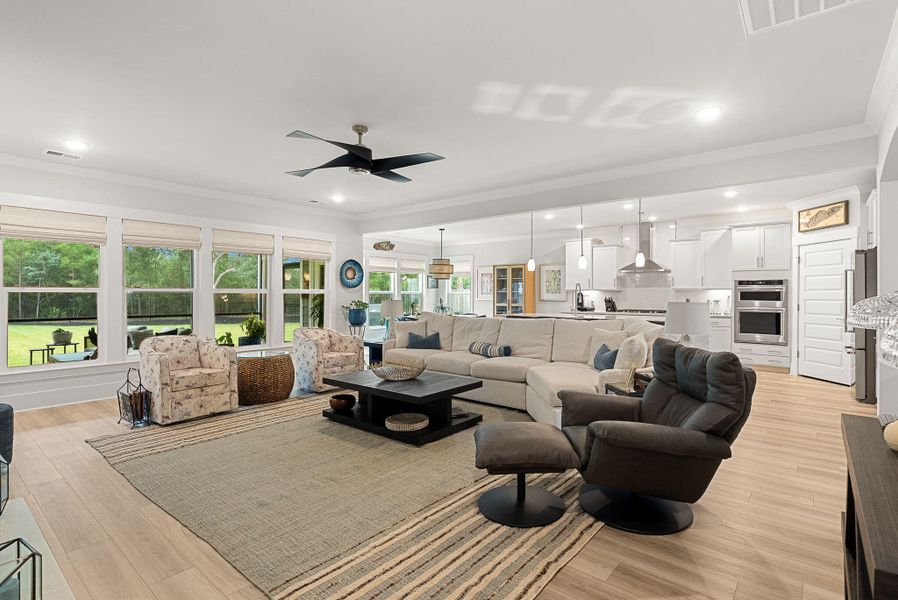 Furnished interior view inside a new home in Sea Island Preserve, Johns Island (Image 5).