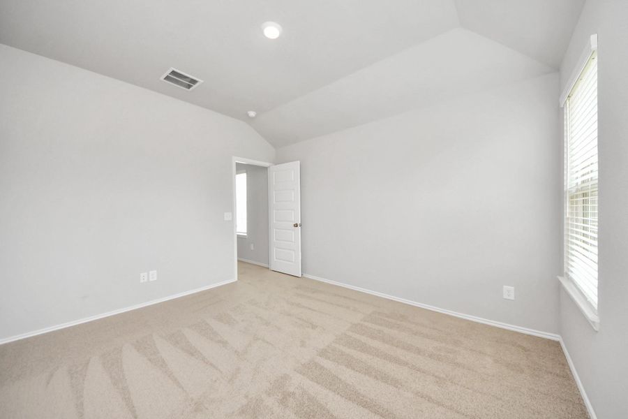 Primary bedroom on 2nd floor