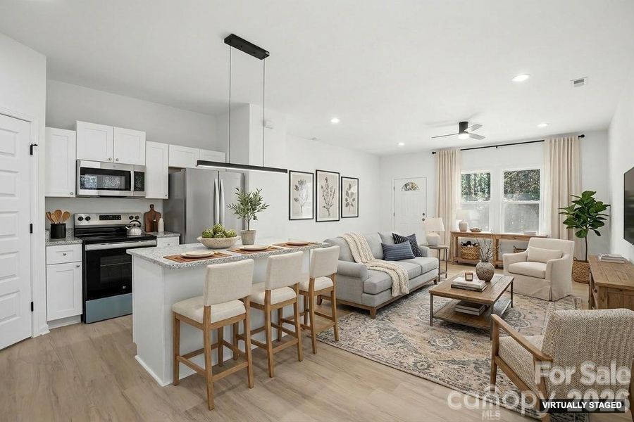 Furnished interior view inside a new home in , Wadesboro (Image 12).