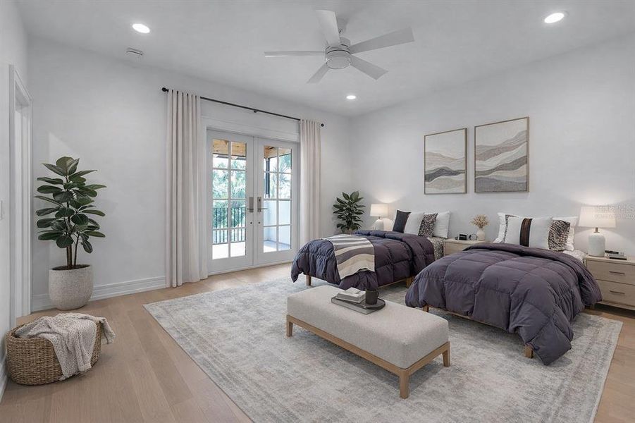 Furnished interior view inside a new home in , Sarasota (Image 32).