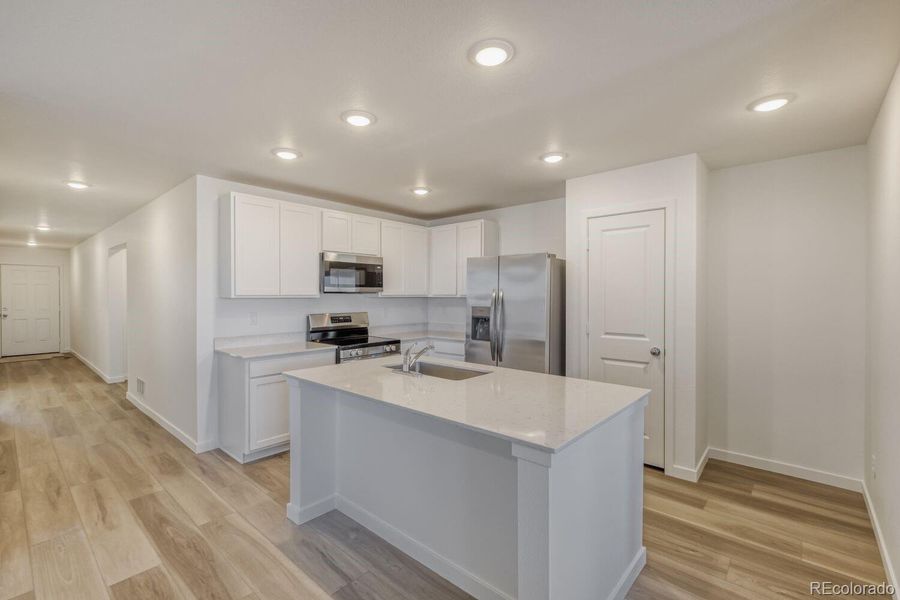 Furnished interior view inside a new home in Percheron, Colorado Springs (Image 4).