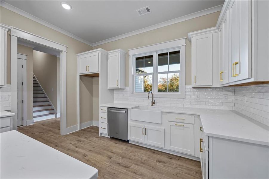 Furnished interior view inside a new home in , Monroe (Image 11).