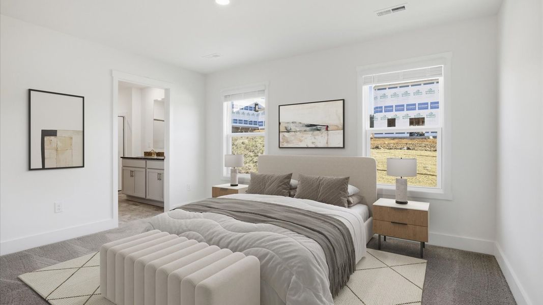 Furnished interior view inside a new home in The Ridge at Neals Landing, Knoxville (Image 8). Furnished interior view inside a new home in The Ridge at Neals Landing, Knoxville (Image 8).