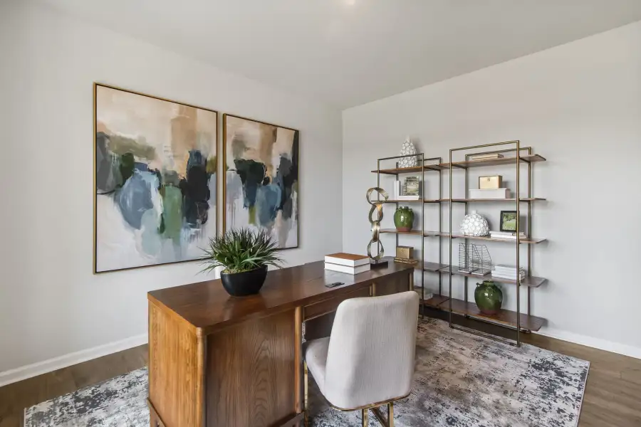 Furnished interior view inside a new home in Bridgeport Single Family Homes, Greenville (Image 5).