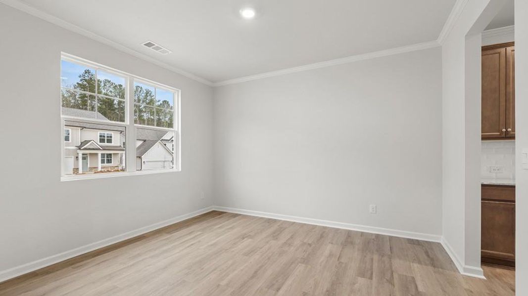 Spacious, unfurnished interior of a new home in Hamptons at Riverwood South, Dallas (Image 39).