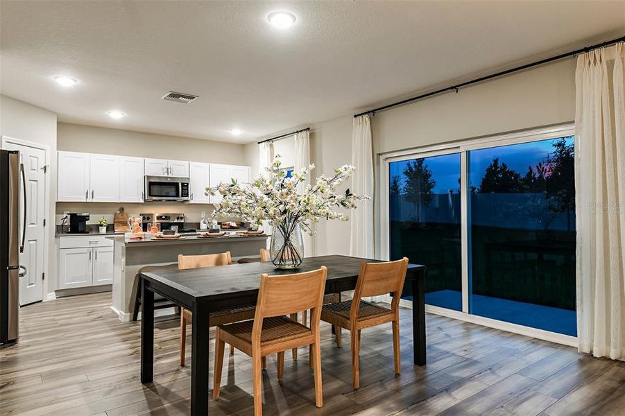 Furnished interior view inside a new home in Scenic Terrace, Haines City (Image 14).