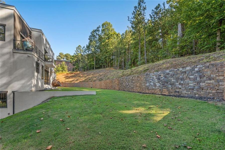 Exterior details and patio area of a home in , Stone Mountain (Image 43).