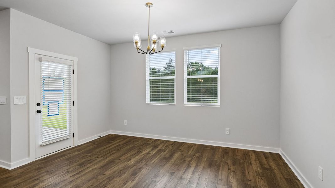 Spacious, unfurnished interior of a new home in Reserve at Hickory Ridge, Columbia (Image 38).