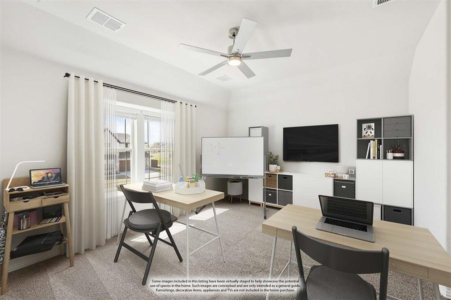 Furnished interior view inside a new home in The Oasis at North Grove 75-80, Waxahachie (Image 9). Furnished interior view inside a new home in The Oasis at North Grove 75-80, Waxahachie (Image 9).