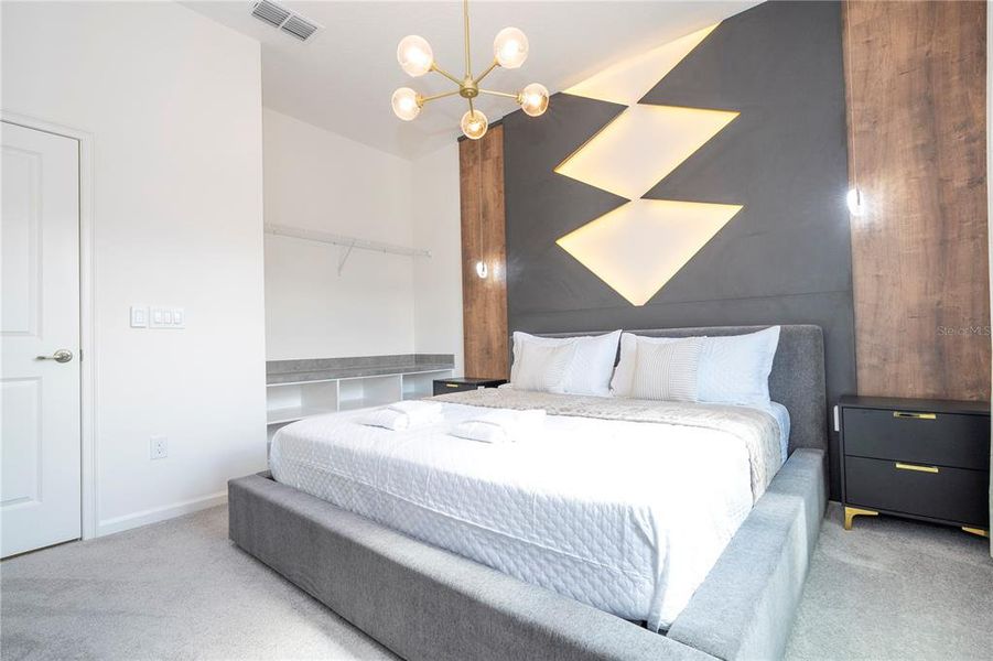 Furnished interior view inside a new home in , Orlando (Image 8).