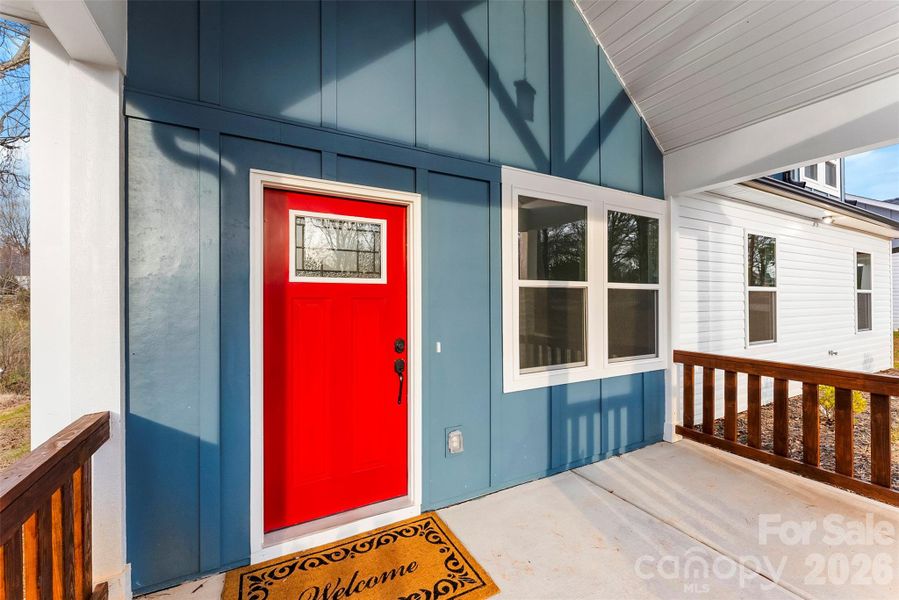Exterior details and patio area of a home in , Cherryville (Image 3).
