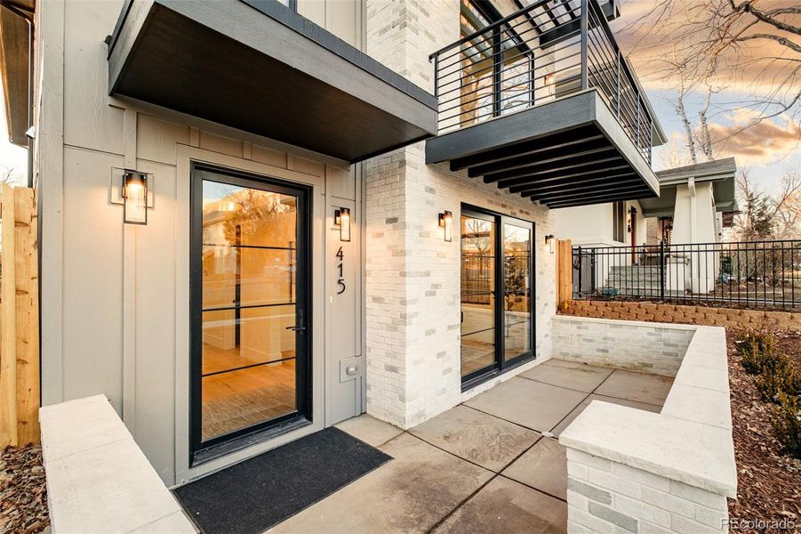 Exterior details and patio area of a home in , Denver (Image 3). Exterior details and patio area of a home in , Denver (Image 3).