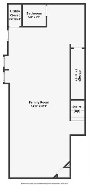 2D floor plan layout of this home in , Atlanta, GA (Image 8).