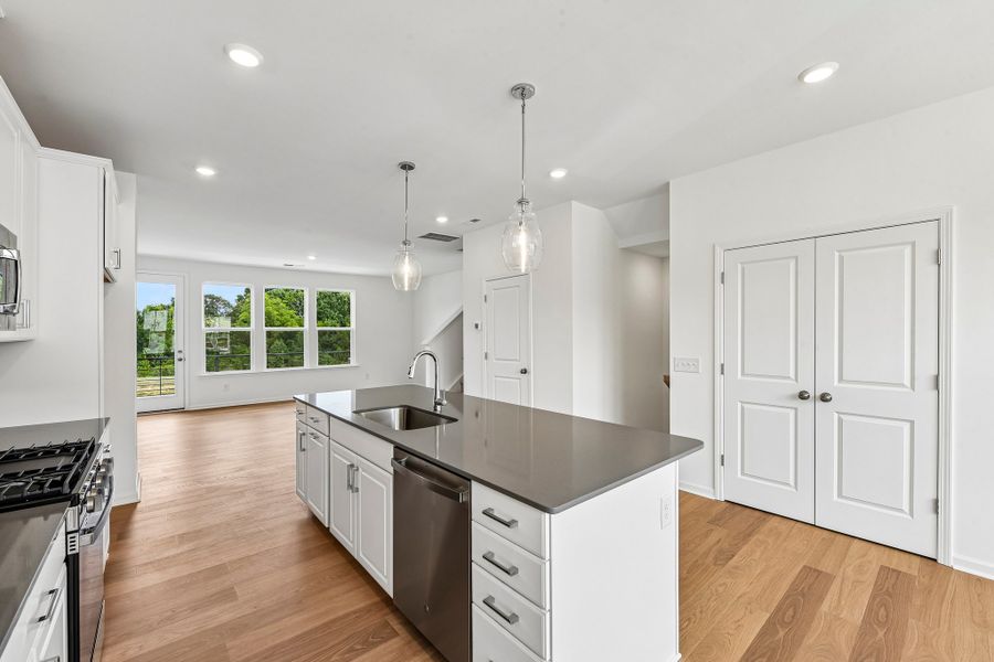 Furnished interior view inside a new home in Indian Trail Townhomes, Indian Trail (Image 8).