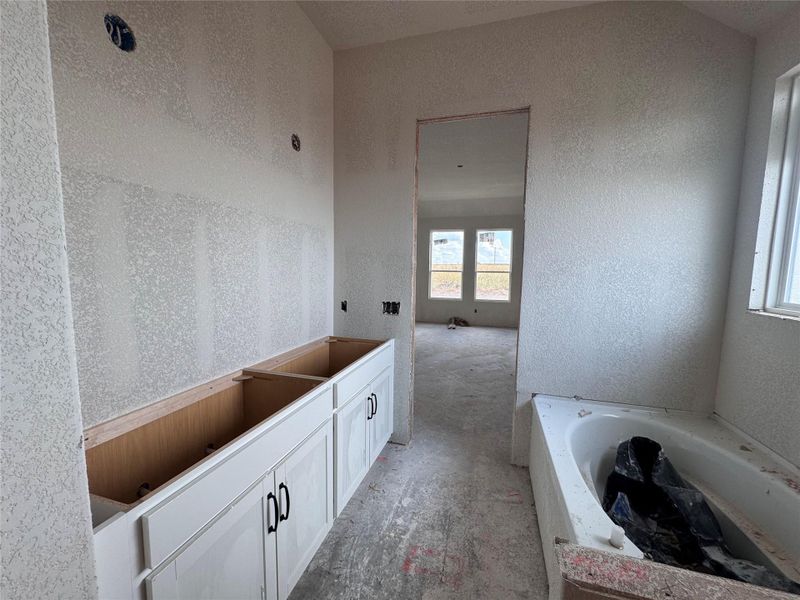 In-progress construction of a new home in Willow Springs, Buda, TX (Image 34). In-progress construction of a new home in Willow Springs, Buda, TX (Image 34).