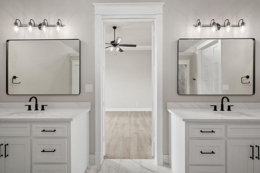 Furnished interior view inside a new home in , Midlothian (Image 7).