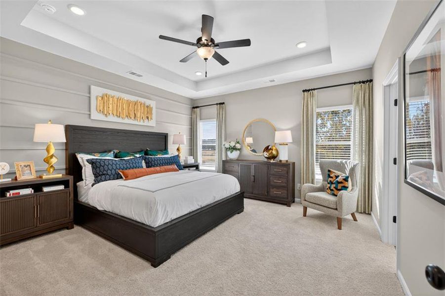 Furnished interior view inside a new home in Fair Oak, Calhoun (Image 3).
