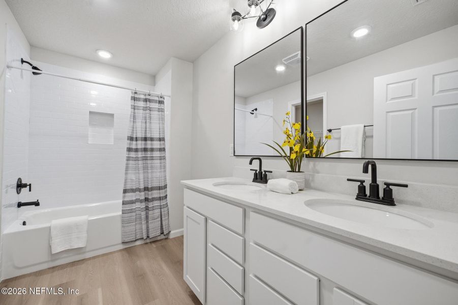 Furnished interior view inside a new home in , Jacksonville (Image 14).
