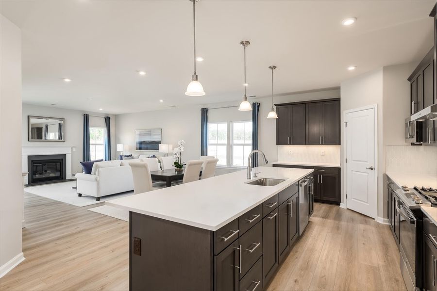Furnished interior view inside a new home in Cainhoy Preserve, Huger (Image 8).