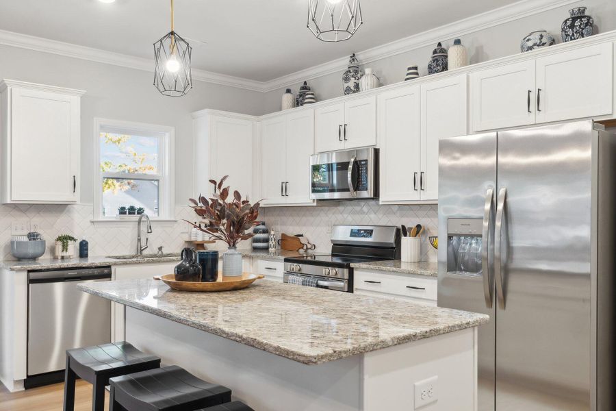Furnished interior view inside a new home in , Summerville (Image 9).