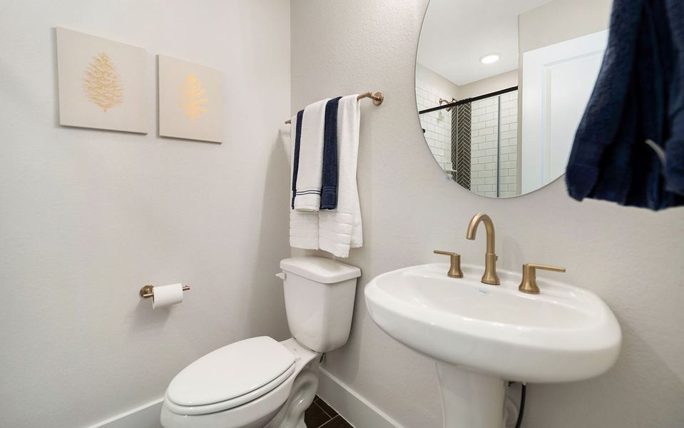 Furnished interior view inside a new home in Windrose Green, Angleton (Image 20).