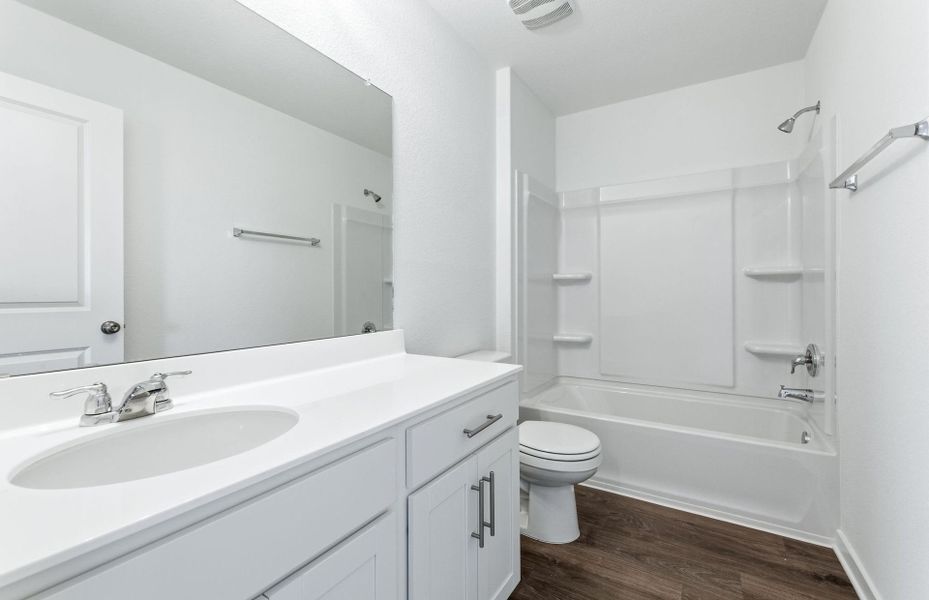 Furnished interior view inside a new home in Sonterra, Jarrell (Image 5).