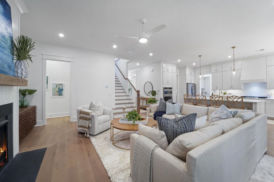 Furnished interior view inside a new home in , Hollywood (Image 15).