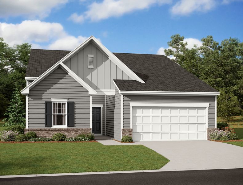 Representative exterior photo of a completed home built from the Luna by Starlight Homes in Shepards Park, Zebulon, NC (Image 20).