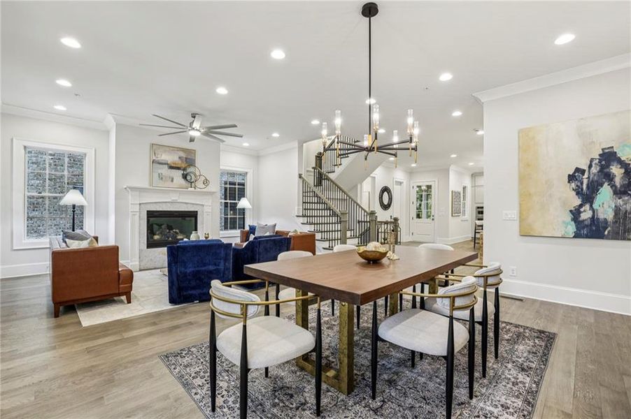 Furnished interior view inside a new home in 1858 Downtown Alpharetta, Alpharetta (Image 10). Furnished interior view inside a new home in 1858 Downtown Alpharetta, Alpharetta (Image 10).