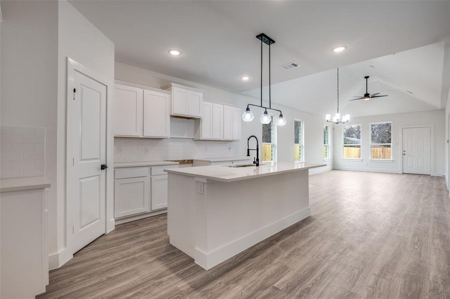 Furnished interior view inside a new home in , Dallas (Image 7).