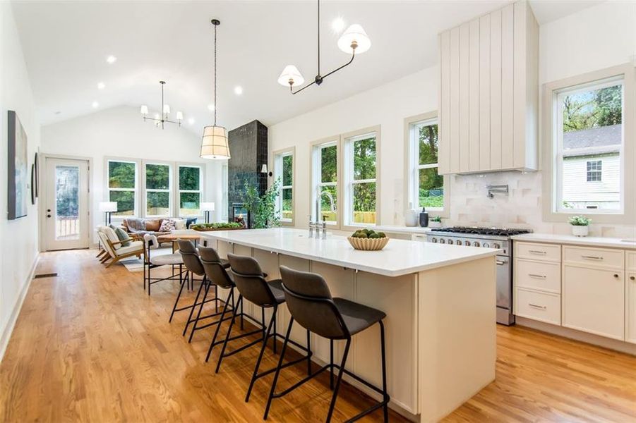 Furnished interior view inside a new home in , Atlanta (Image 36).