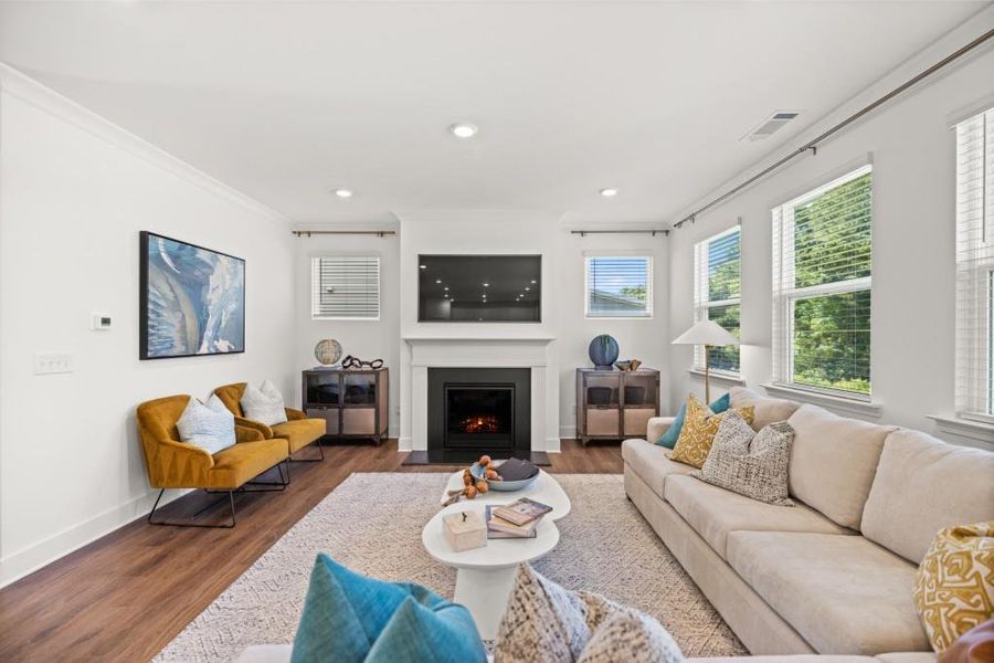 Furnished interior view inside a new home in Willow Creek, Watkinsville (Image 13).