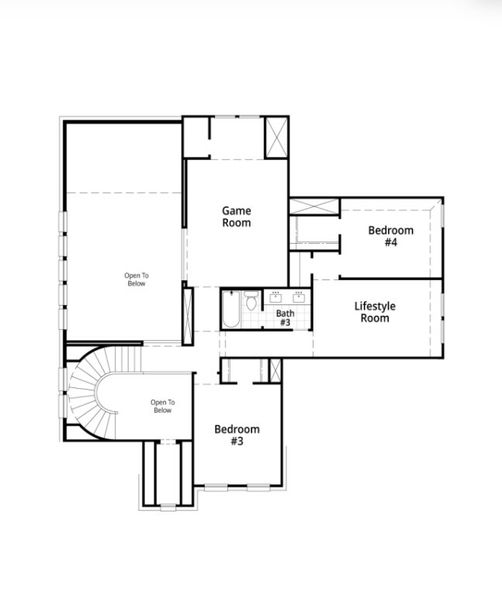 2D floor plan layout for the Regis by Highland Homes in Meraki: 60ft. lots, Forney, TX (Image 27). 2D floor plan layout for the Regis by Highland Homes in Meraki: 60ft. lots, Forney, TX (Image 27).