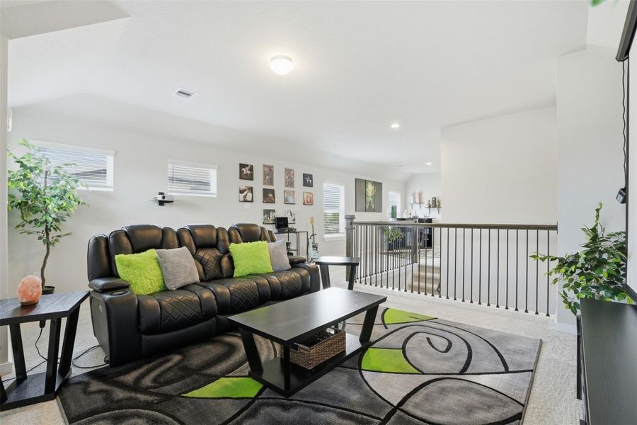 Furnished interior view inside a new home in Sheldon Ridge, Houston (Image 16).