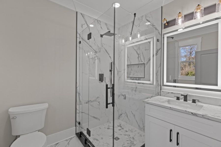 Furnished interior view inside a new home in , Buford (Image 8).