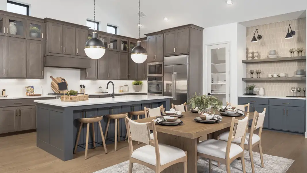 Furnished interior view inside a new home in Sweetgrass, Haslet (Image 6).