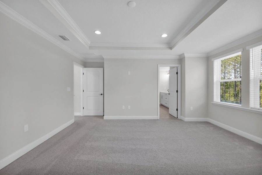 Representative unfurnished interior of a home built from the Miramar by Riverside Homes in Mariposa at EverRange, Jacksonville (Image 83).