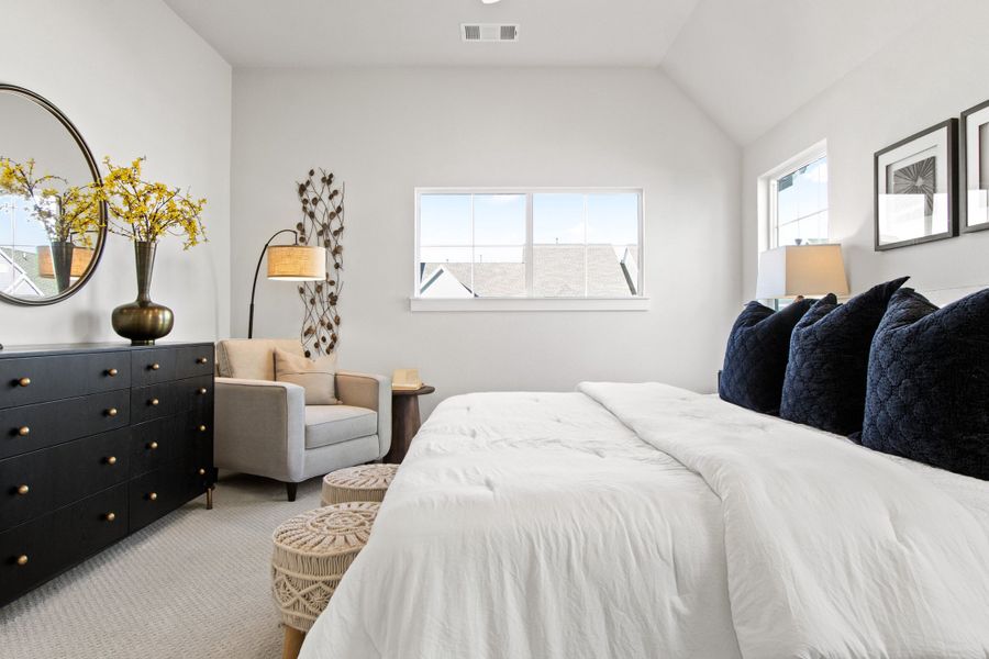 Furnished interior view inside a new home in Woodbridge Townhomes, Wylie (Image 13).