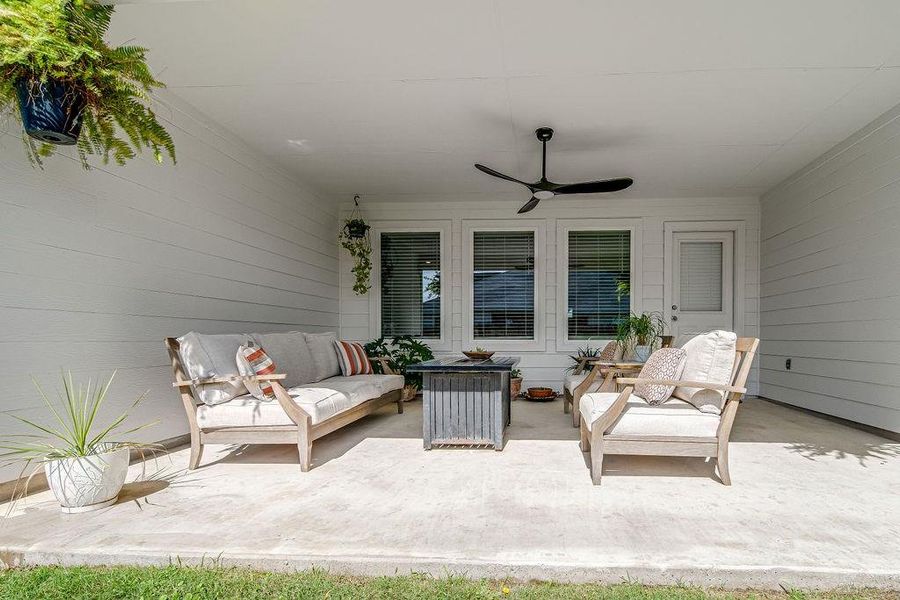 Exterior details and patio area of a home in , Fredericksburg (Image 23). Exterior details and patio area of a home in , Fredericksburg (Image 23).