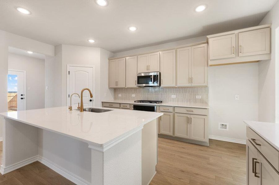 Furnished interior view inside a new home in Lariat, Liberty Hill (Image 6).