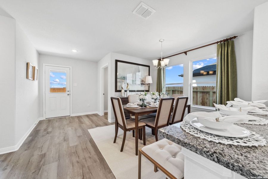 Furnished interior view inside a new home in Red Hawk Landing, San Antonio (Image 14).