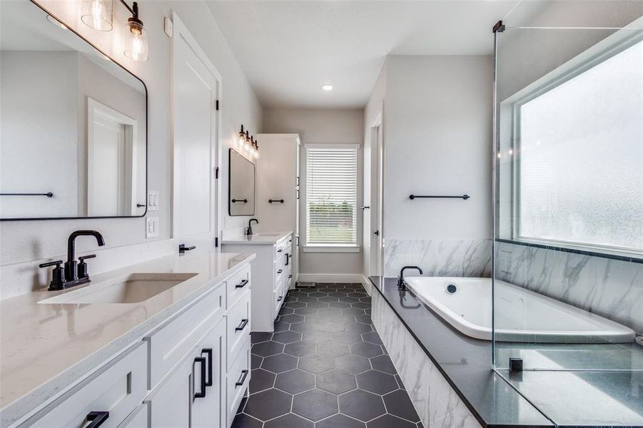 Furnished interior view inside a new home in , Van Alstyne (Image 18).