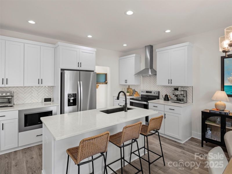 Furnished interior view inside a new home in , Hendersonville (Image 4).